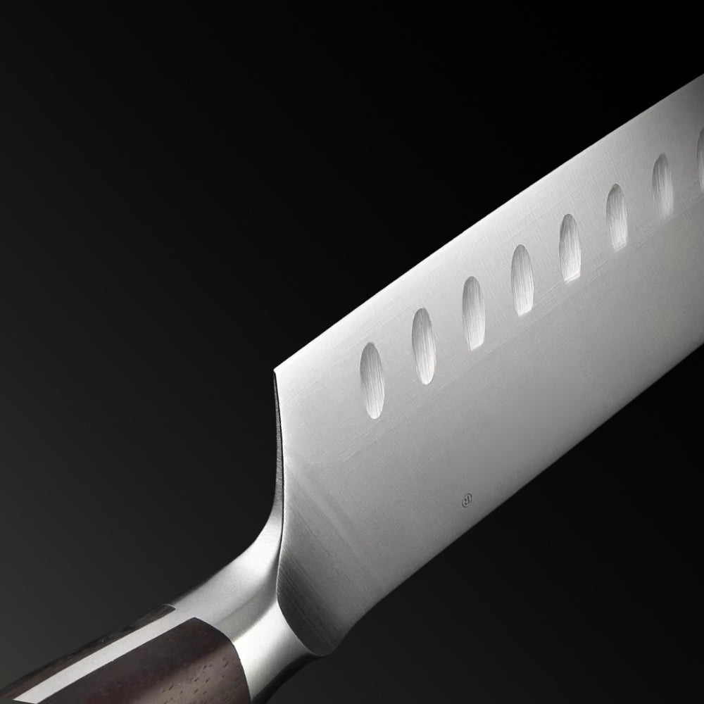 Chef Knife Santoku 7" Stainless Steel 1.4116