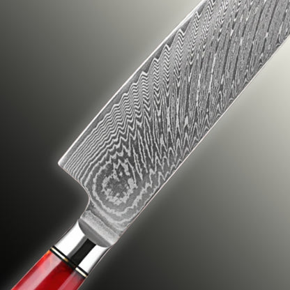 Chef Knife Santoku 7" VG10 Damascus Steel